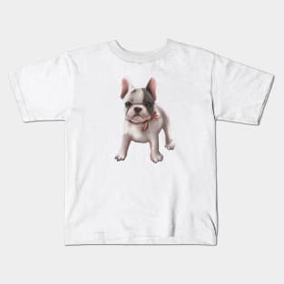 Puppy Frenchie Kids T-Shirt